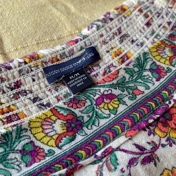 American Eagle Boho Flower Pixie Skirt - Picture 3 of 4